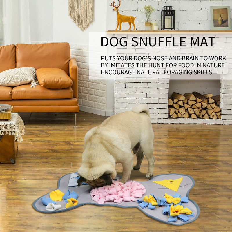 WZ PET Snuffle Mat for Dogs,Nosework Feeding Mat Machine Washable,Dog Snuffle Mat Foraging Activity Mat for Stress and Anxiety Relief - PawsPlanet Australia