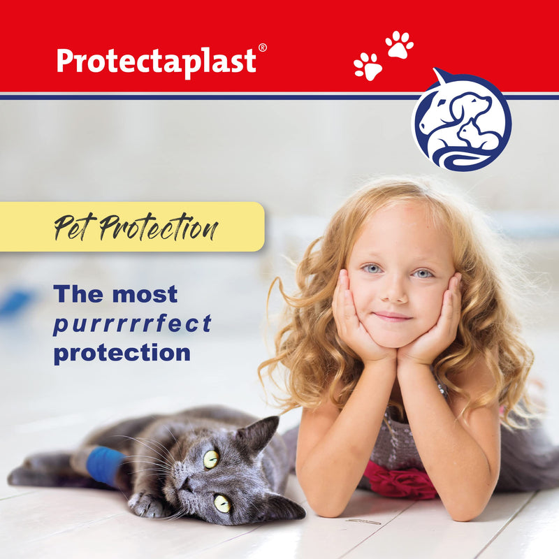 Protectaplast Self-Adhesive Bandage Set of 7 for Pets (3 Sizes) - Self-Adhesive Bandage without Latex & Glue for Dogs, Cats, Horses - Dog & Cat Bandage Material Wounds & Joints 7.5cm x 4.5m, 5cm x 4.5m, 2.5cm x 4.5m - PawsPlanet Australia