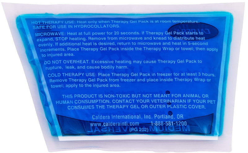 [Australia] - Caldera Pet Therapy Universal Gel Pack, Medium, Blue 