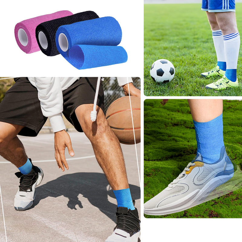 Self-adhesive bandage 12 rolls x 10 cm x 4.5 m air permeability bandage self-adhesive for first aid sports injuries wrist sprains protection for dogs self-adhesive bandage - PawsPlanet Australia
