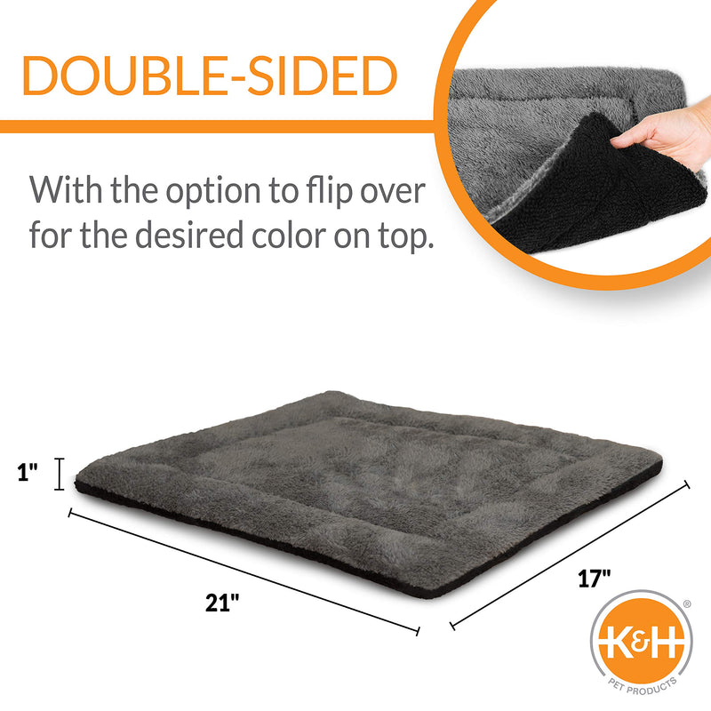 K&H Pet Products Self-Warming Pet Pad Gray/Black Recyclable Box - PawsPlanet Australia