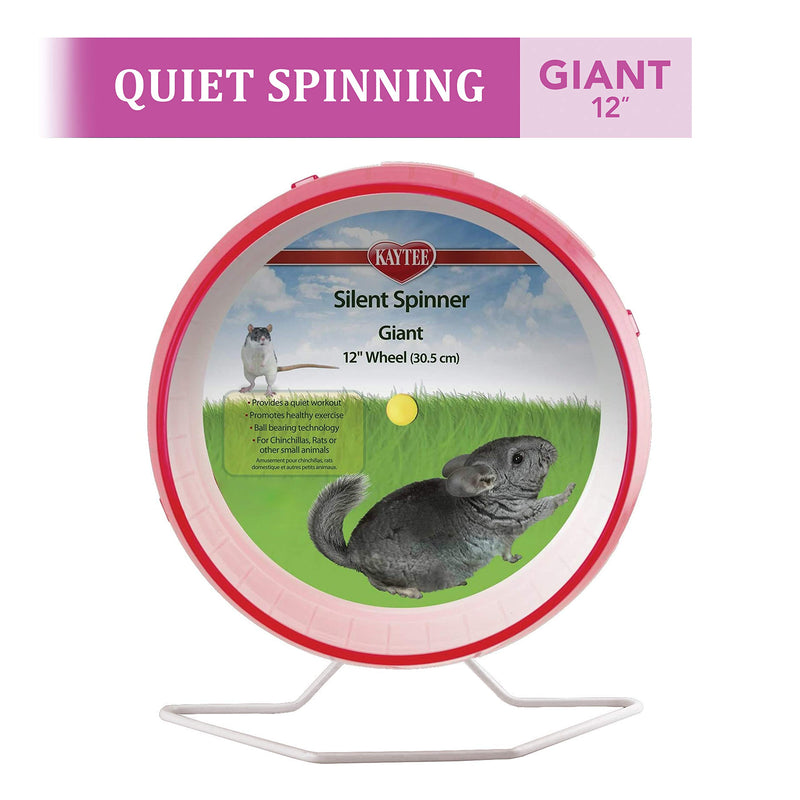 Kaytee Spinner, Giant Wheel, 12 Inch (Colours Vary) Large 12 Inch - PawsPlanet Australia