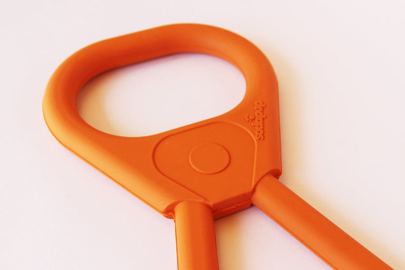 [Australia] - SodaPup - Natural Rubber Pull Tab Tug Toy - Dog Tug Toy - Orange - Made in USA 