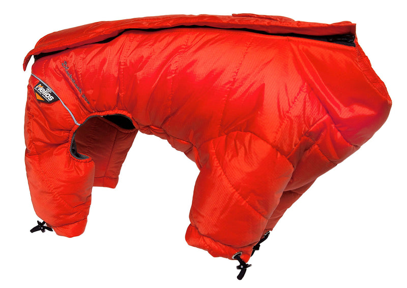 DOGHELIOS 'Thunder-Crackle' Full-Body Bodied Waded-Plush Adjustable and 3M Reflective Pet Dog Jacket Coat w/ Blackshark Technology, Large, Grenadine Red - PawsPlanet Australia