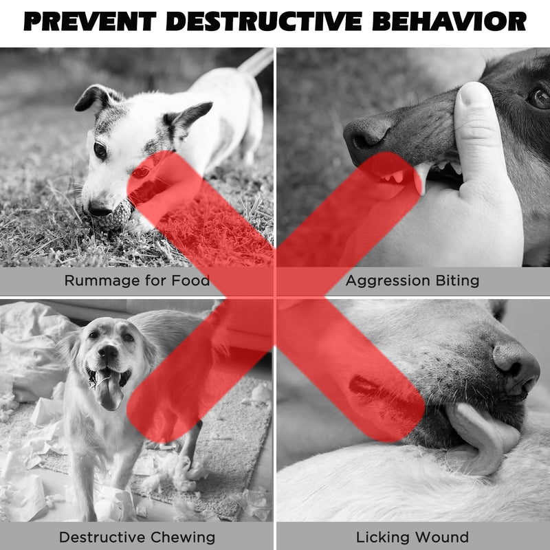 BONTHEE muzzle for dogs, dog muzzle, soft dog muzzle for small, medium dogs with breathable mesh, adjustable loop prevents biting, chewing and barking for poisoned bait - PawsPlanet Australia