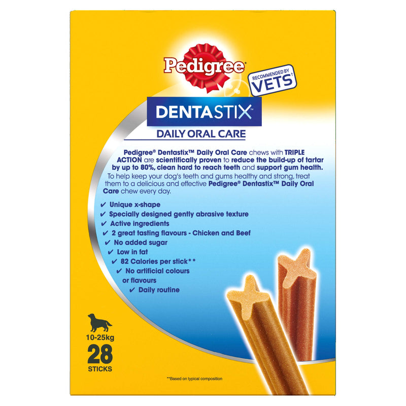 Pedigree Dentastix Medium Dog Dental Chews, 28 Sticks, 720 g - PawsPlanet Australia