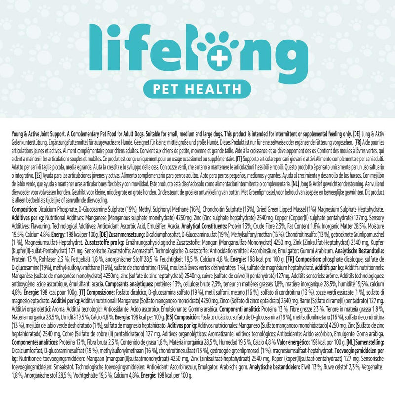 Amazon Brand - Lifelong Young & Active Joint Support, 60 Tablets - PawsPlanet Australia