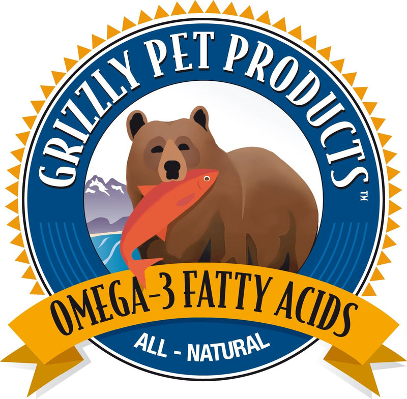 Grizzly Pet Product Wild Alaskan Salmon Oil Dog Food Supplement, 1 Litre 1 l (Pack of 1) - PawsPlanet Australia