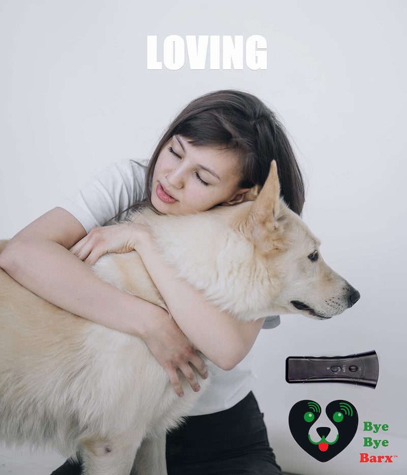 GREEN BREATHE ECO Bye Bye Barx Anti Barking Device | Ultrasonic Dog Bark Deterrent for Small or Medium Dog | 3 in 1 Dog Training Aid | Control Range of 35 Ft. | No Bark Devices with LED Flashlight - PawsPlanet Australia