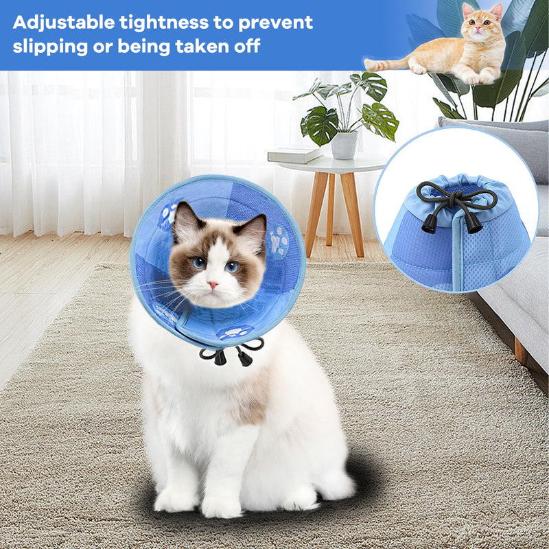 Cat Neck Brace, Adjustable Cat Neck Brace Collar, Restoration Soft Neck Brace for Small Dogs, Collar Cone After Surgery and Injuries for Small Puppies (S) S - PawsPlanet Australia