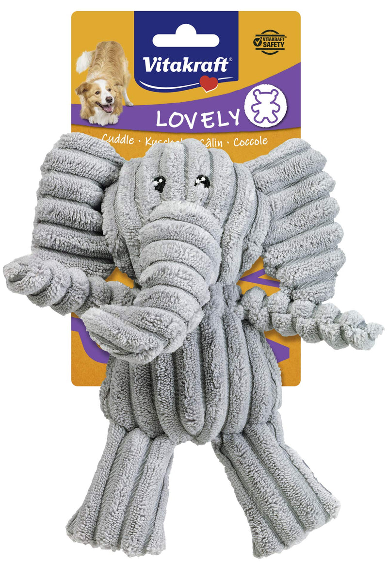 Vitakraft Dog Toy Elephant Plush Toy for Dogs - PawsPlanet Australia