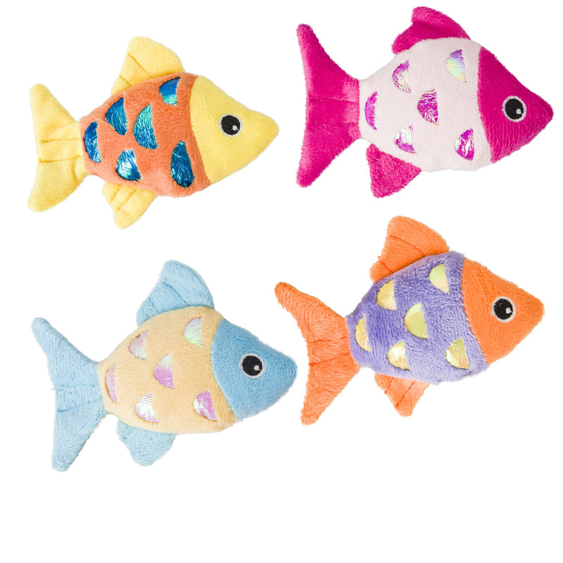 [Australia] - SPOT Ethical Pets 52075 Shimmer Glimmer Fish Catnip Toys 