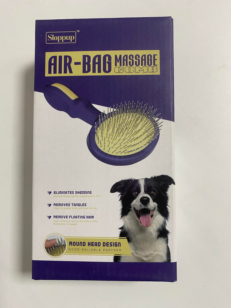 Dog brush cat brush gentle pet brushes with rounded metal tines undercoat brush suitable for dogs and cats short to long hair - PawsPlanet Australia