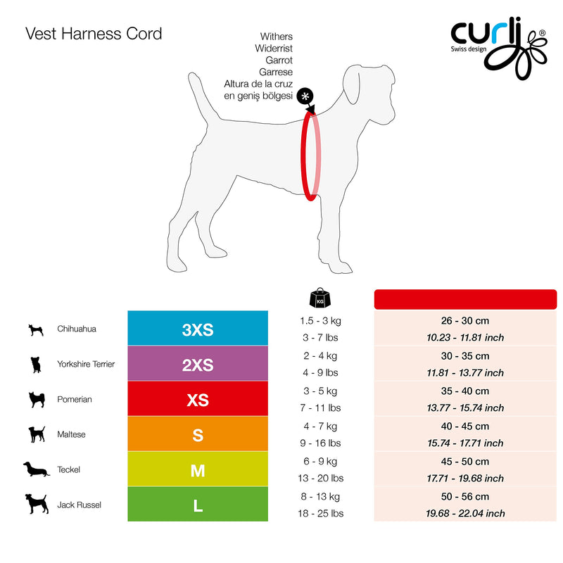 Vest Harness Cord Tan M - PawsPlanet Australia