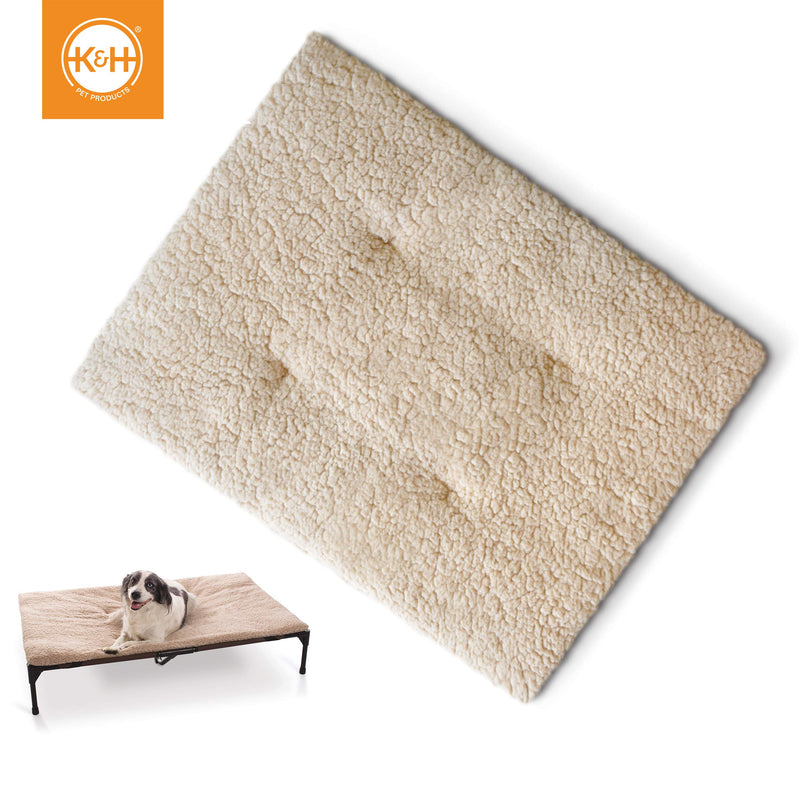 [Australia] - K&H Pet Products Elevated Pet Cot Pad, Machine Washable Microfleece (Pet Cot Not Included) 