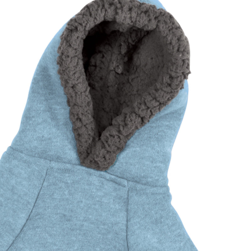 [Australia] - Casual Canine Cozy Dog Hoodie Blue X-Small 