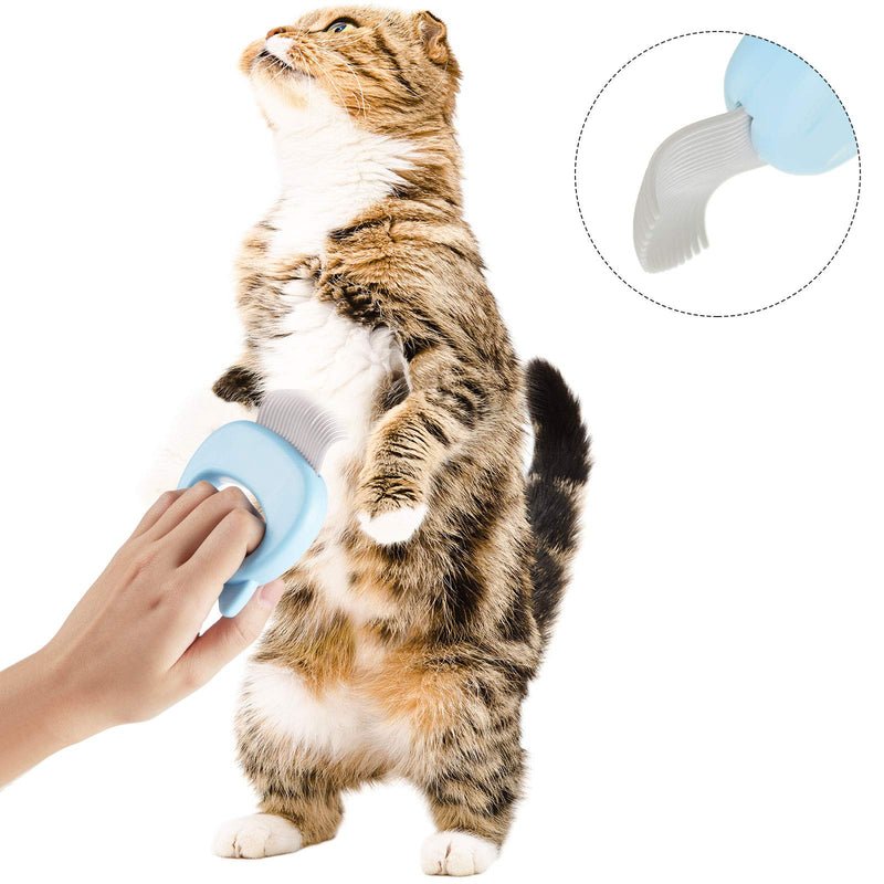 [Australia] - 6 Pieces Pet Grooming Brush Cat Comb Cat Hair Removal Comb Shedding Brush for Dog Cat Hair 