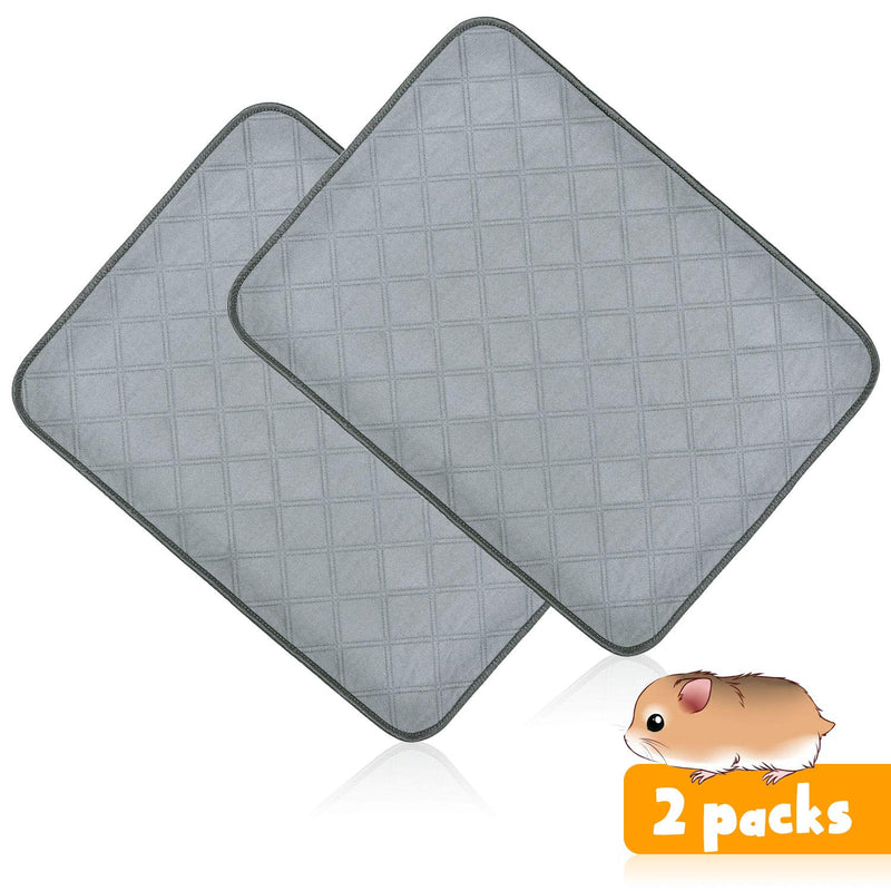 [Australia] - BWOGUE Guinea Pig Fleece Cage Liners, 2 Pack Washable Guinea Pig Pee Pads, Waterproof Reusable& Anti Slip Guinea Pig Bedding Super Absorbent Pee Pad for Small Animals 