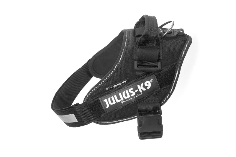 Julius-K9, 16IDC-P-0, IDC Powerharness, dog harness, Size: 0, Black - PawsPlanet Australia