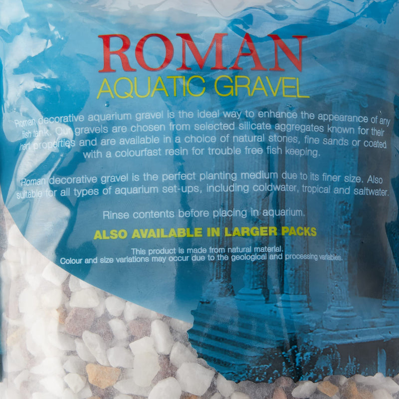 Pettex Roman Gravel Aquatic Roman Gravel, 2 Kg, Natural Mixed Gems - PawsPlanet Australia