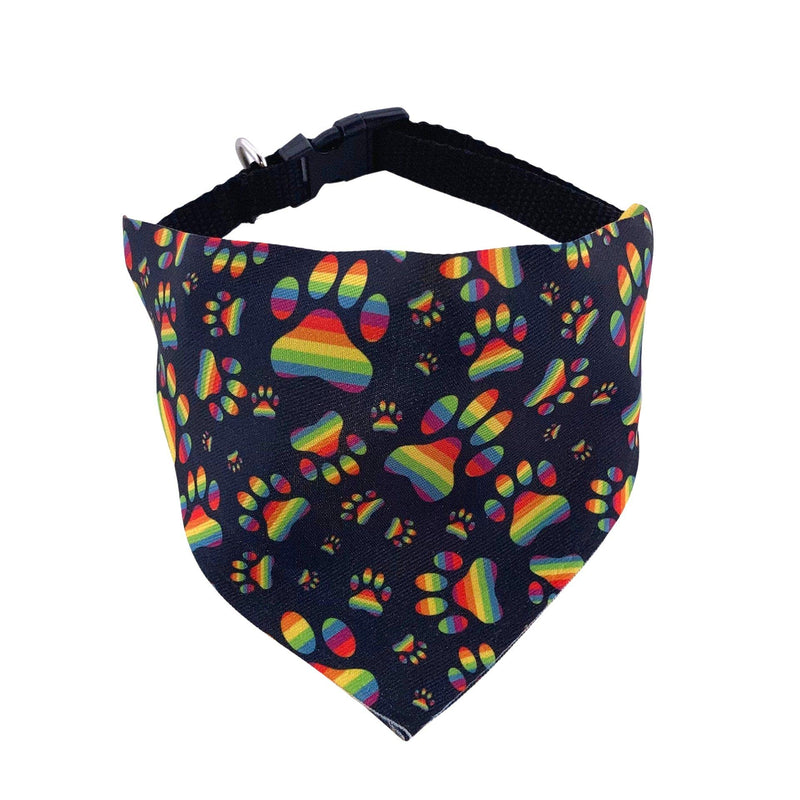 Pride LGBTQ Rainbow Flag Double Sided Slip-On Pet Bandana for Dogs, Cats and Rabbits Pride Flag S - PawsPlanet Australia