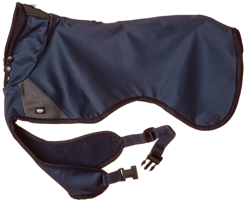 Trixie Aston Dog Cape Dark Blue/Grey M: 45 cm - PawsPlanet Australia