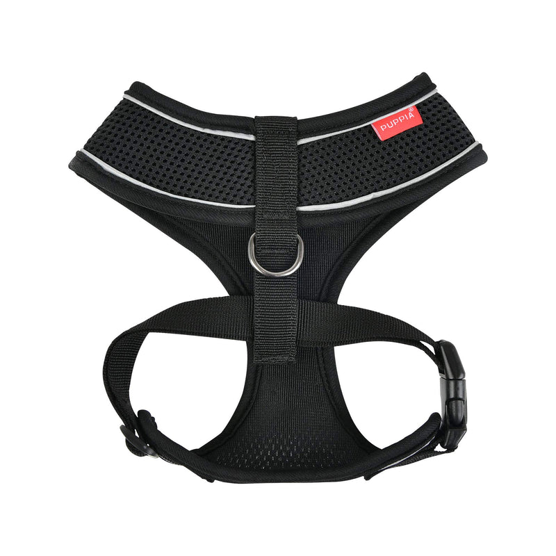 Puppia Soft Harness Pro Dog Harness, Black, L - PawsPlanet Australia