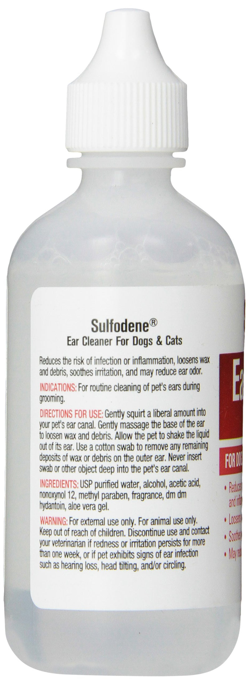 Sulfodene Brand Ear Cleaner Antiseptic for Dogs & Cats, 4 oz - PawsPlanet Australia