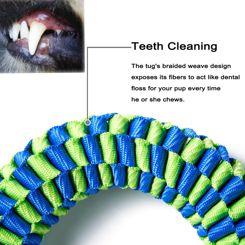 Dog Toys for Aggressive Chewers, Tug of War Dog Toy, Dog Teeth Cleaning Toy, Dog Rope Toys for Medium and Large Dogs - PawsPlanet Australia