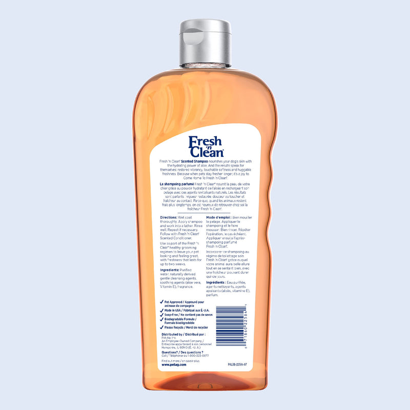 PetAg Fresh 'n Clean Scented Dog Shampoo - Classic Fresh Scent - For Manageable & Shiny Dog Hair 18-Ounce - PawsPlanet Australia