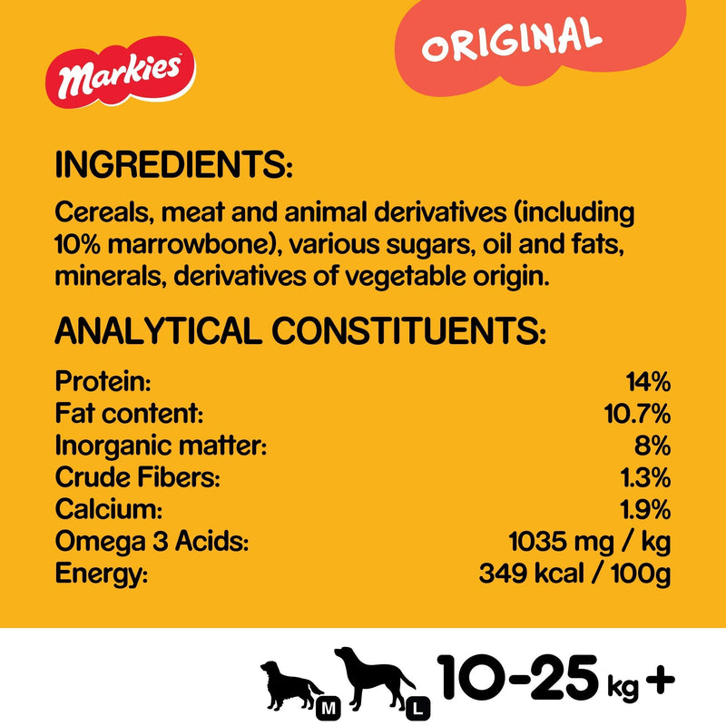 Pedigree Markies - Biscuit Dog Treats with Marrowbone, 5 x 1.5 kg - PawsPlanet Australia