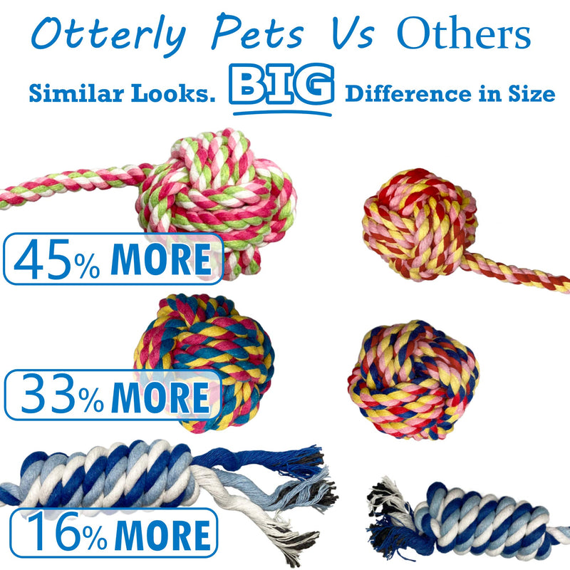 Otterly Pets Puppy Dog Pet Rope Toys for Small to Medium Dogs (Set of 4) - PawsPlanet Australia