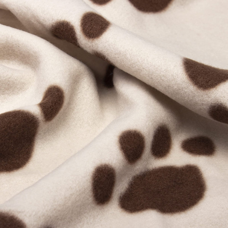 Petface Soft Fleece Comforter Paw Prints Blanket for Dog, 100 x 70 cm Archie Paw Print Single - PawsPlanet Australia