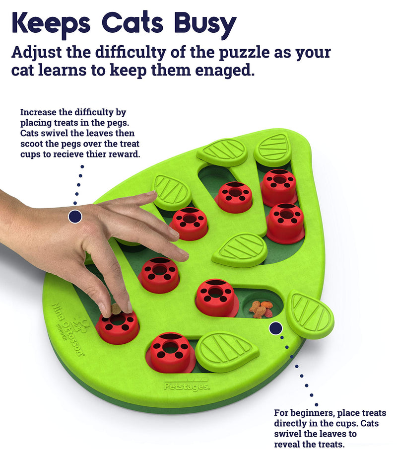 Nina Ottosson from Petstages Buggin Out Puzzle & Play - Interactive cat toy for treats Treat Puzzle - PawsPlanet Australia