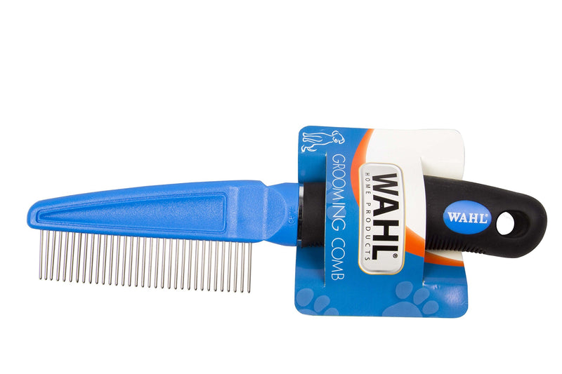 Wahl Pet Grooming Comb, 22.5 cm Grooming Comb - Blue Single - PawsPlanet Australia