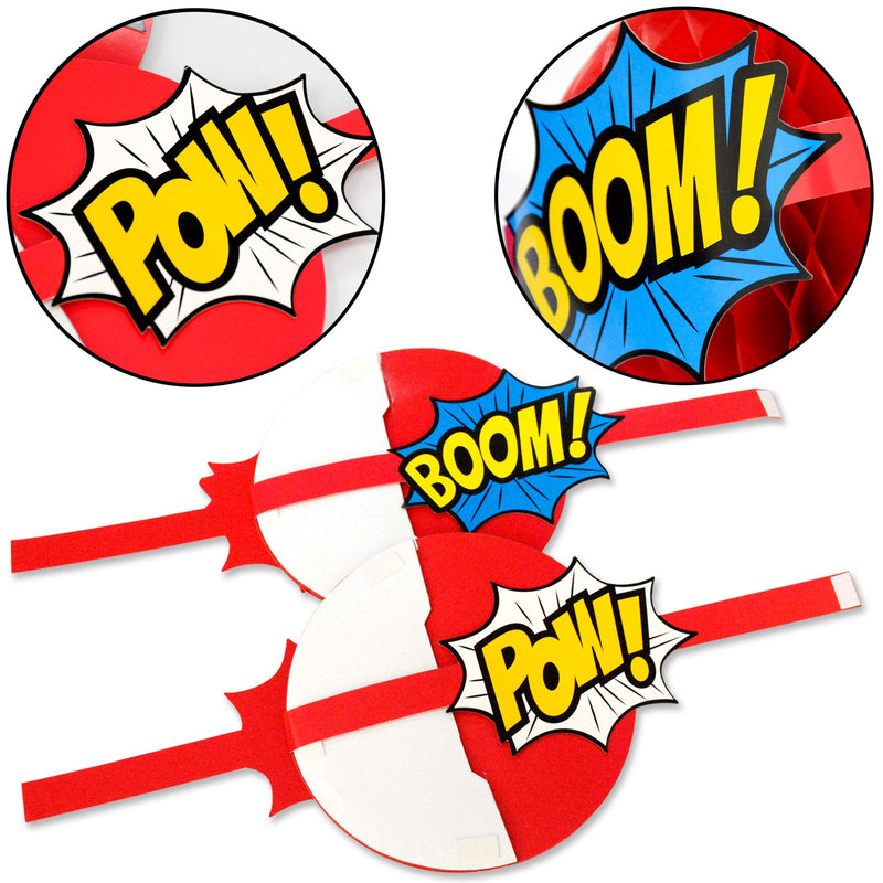 Superhero Decorations Superhero Honeycomb Centerpieces Superhero Hanging Paper Honeycomb Ball Decorations Party Hanging Decorations - PawsPlanet Australia