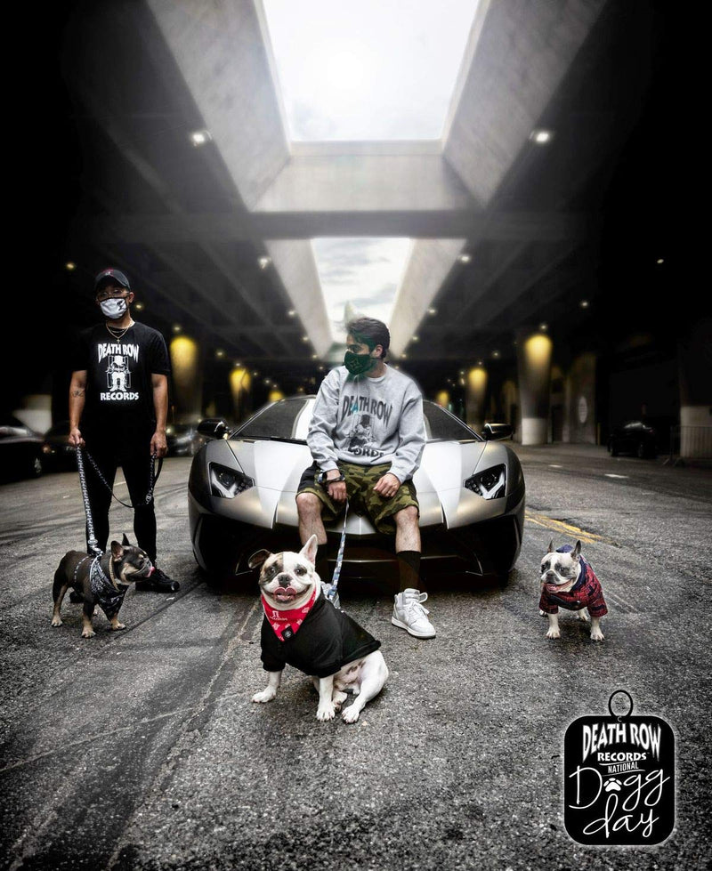 Fresh Pawz Death Row x Golden Doberman | Black Dog Hoodie - Large L - PawsPlanet Australia