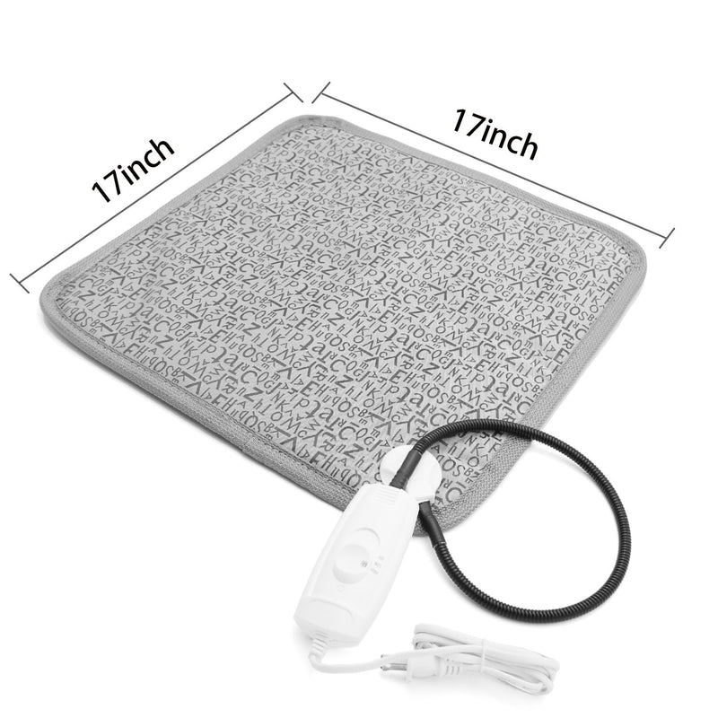 [Australia] - Nyicey Pet Heating Pad, Dog Cat Electric Heated Blanket Mat, Temperature Warming Cushion Bed with Anti Bite Tube 