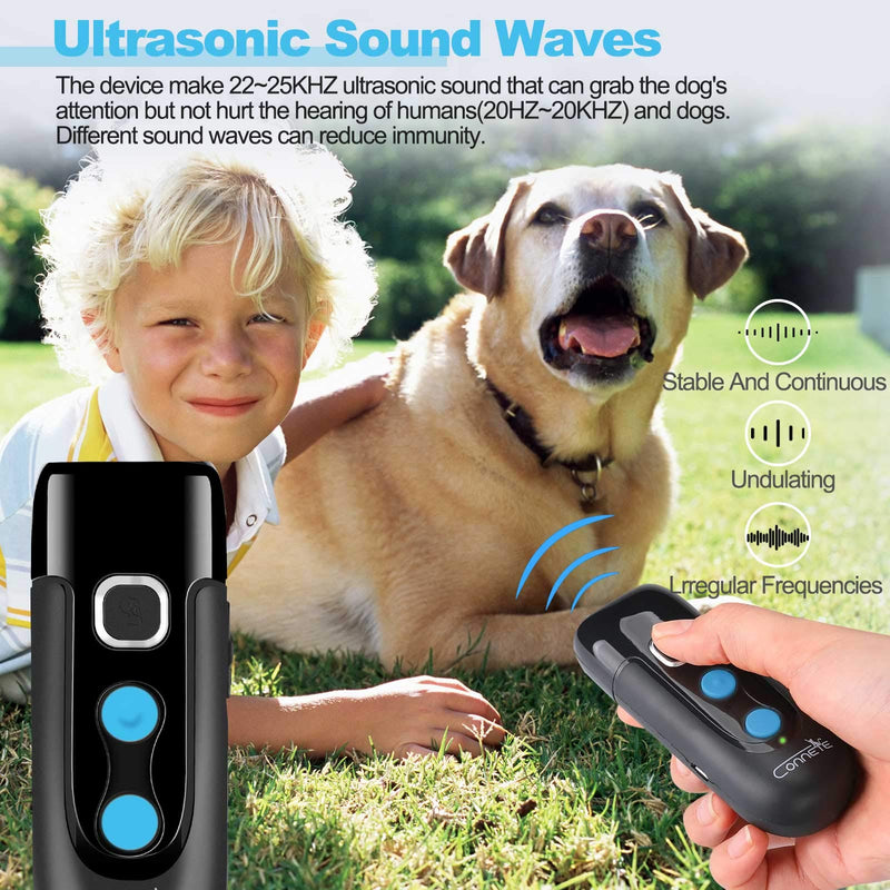 Ultrasonic Dog Barking Deterrent Devices, Rechargeable Bark Control Device, Safe Dog Sonic Repellents & Dog Whistle, Anti Dog Behavior Training Control Devices Blue - PawsPlanet Australia