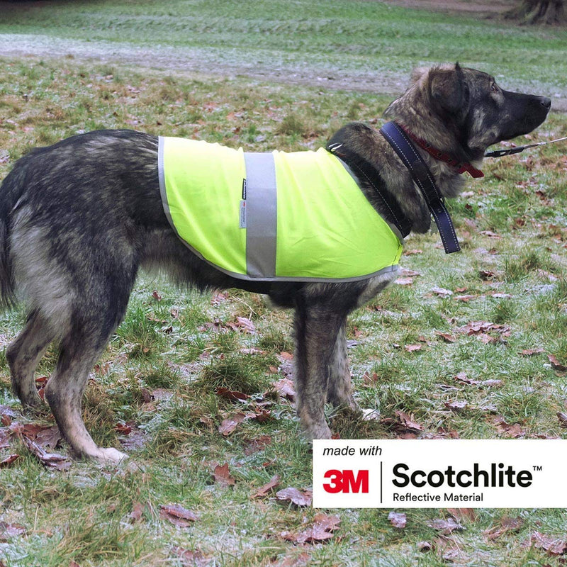 Salzmann Dogs 3M Scotchlite Reflective Jacket, High Visibility Coat with straps, Size L, 2 per pack - PawsPlanet Australia