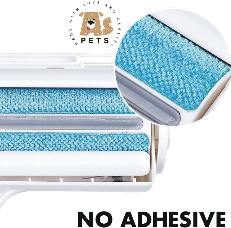 AS Pets Pet hair remover roller fur magic pet hair remover, reusable animal hair removal brush for dogs and cats, easy to self clean, from carpet, furniture, rugs, clothes, bedding, sofa - PawsPlanet Australia