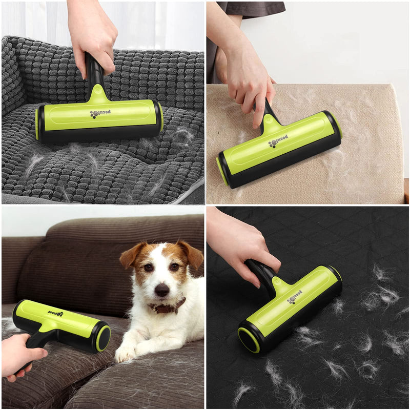pecute Pet Hair Remover, Dog Hair Remover Easy to Use, Reusable Pet Hair Removal, Pet Hair Remover Roller ABS Material, Self-Cleaning the Pet Fur from Carpet, Sofa, Bedding, Clothes and Furniture - PawsPlanet Australia