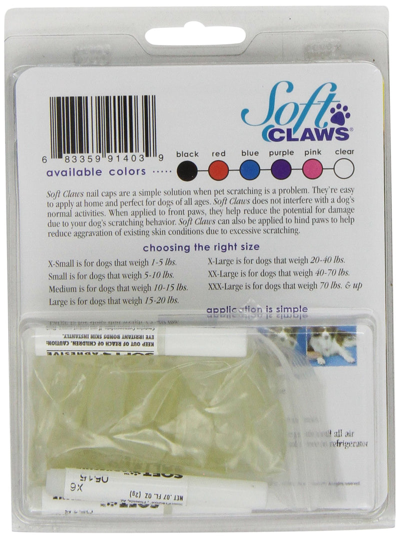 [Australia] - Soft Claws Nail Caps Take Home Kit, Jumbo, Natural 