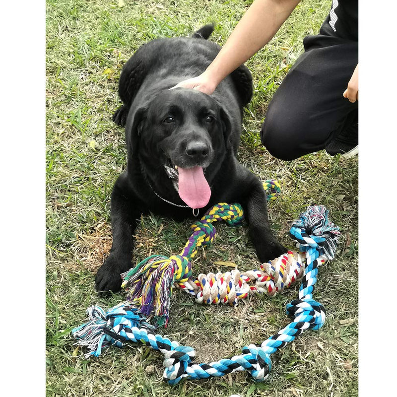 FONPOO Dog Toys Indestructible Designed for Large Dogs Medium Dog Tough Dog RopeToy Set 3 Packs - PawsPlanet Australia