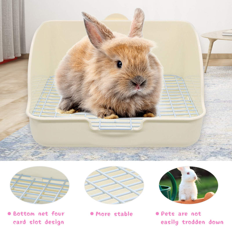 [Australia] - BWOGUE Rabbit Litter Box Toilet,Potty Trainer Corner Litter Bedding Box Pet Pan for Adult Guinea Pigs, Rabbits, Hamster, Chinchilla, Ferret, Galesaur, Small Animals Cage Toilet 