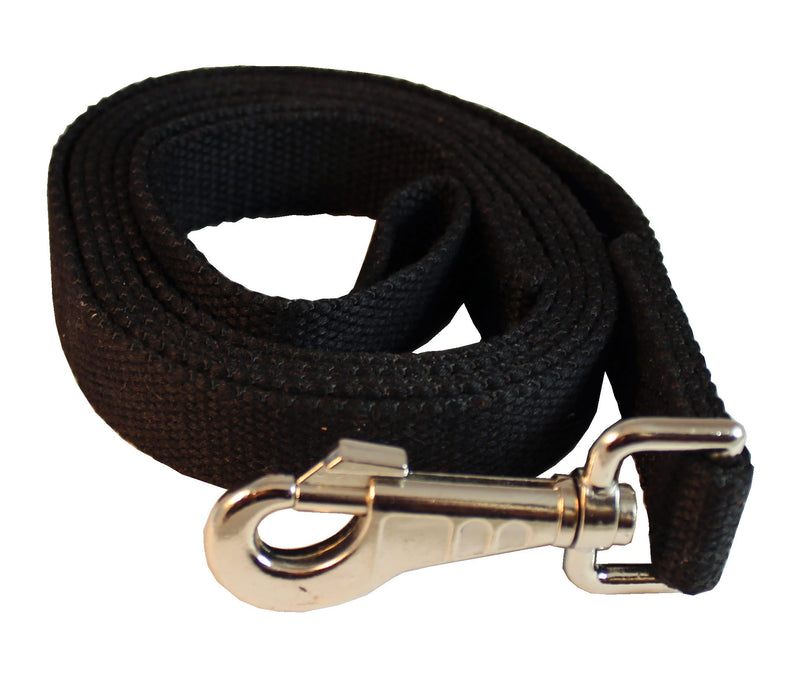 [Australia] - Dog Leash 1" Wide Cotton Web 6 Feet Long for Training Swivel Locking Snap, Pitt Bull, Cane Corso 