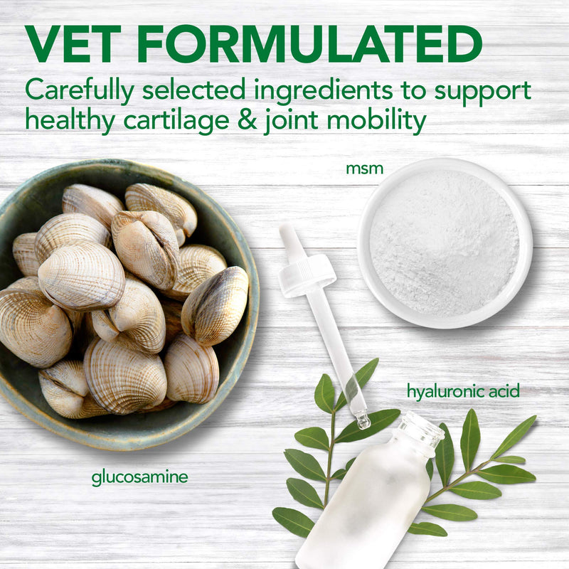 Vet's Best Advanced Hip and Joint Dog Supplements Formulated with Glucosamine and Chondroitin to Support Dog Joint and Cartilage Health, 60 Tablets - PawsPlanet Australia