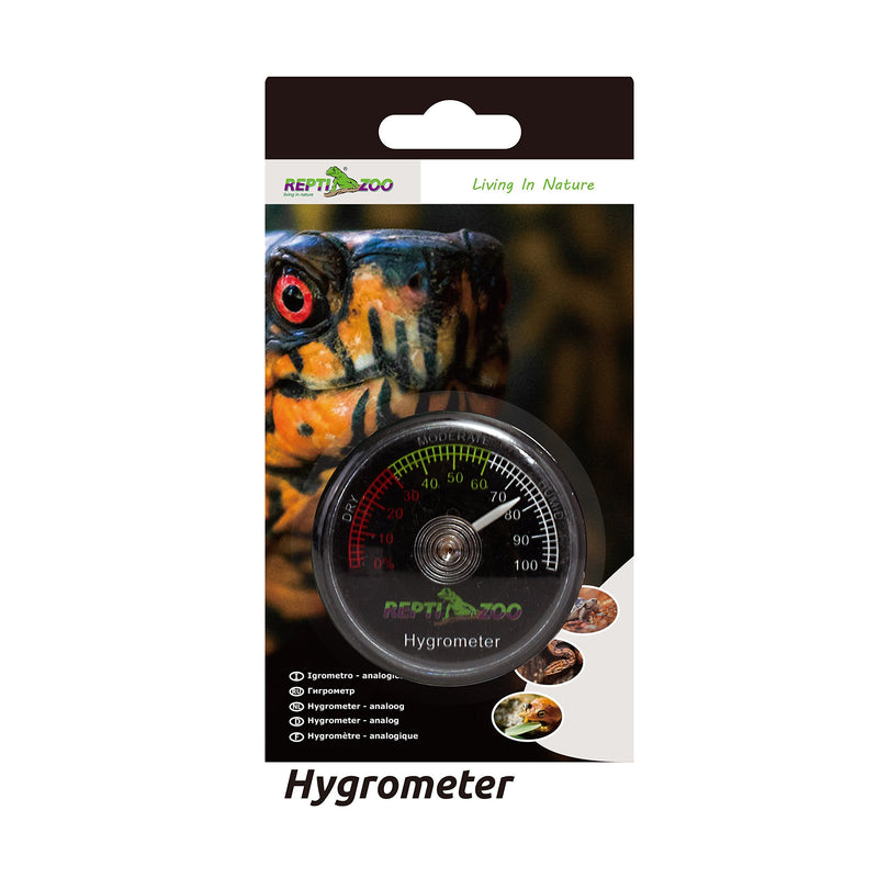 REPTI ZOO Reptile Terrarium Hygrometer,Dial Gauges Pet Rearing Box Hygrometer - PawsPlanet Australia
