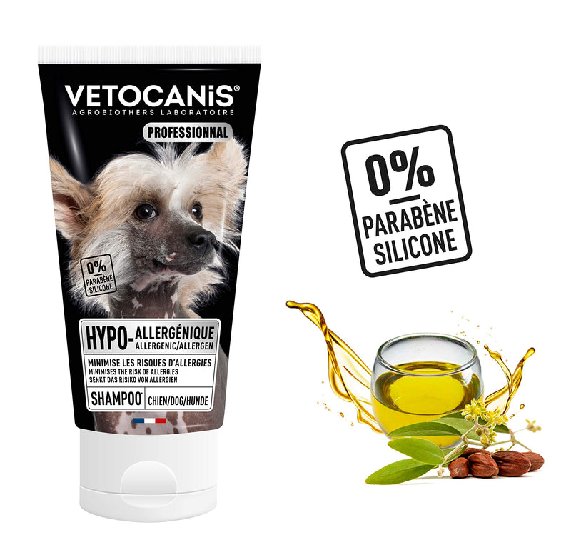 Vetocanis Sensitive Skin Hypoallergenic Shampoo for Dogs, 0.308 kg - PawsPlanet Australia