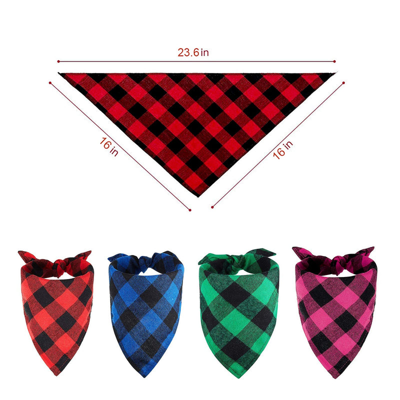 easycozy Red Plaid Big Sister Pregnancy Announcement Dog Bandana, Gender Reveal Photo Prop Pet Scarf Decorations Accessories, Pet Scarves Dog Lovers Owner Gift - PawsPlanet Australia